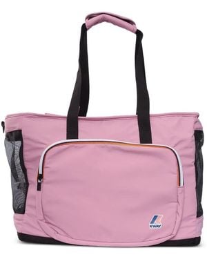 K-Way Le Vrai 4.0 Marley Tote Bag - Pink