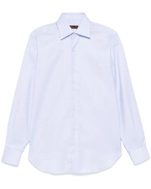 Barba Napoli コットン シャツ - ホワイト