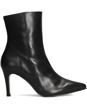 Pedro Miralles 90Mm Graus Pointed-Toe Zip Boots - Black