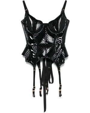 Maria Lucia Hohan Zephy Corset Top - Black