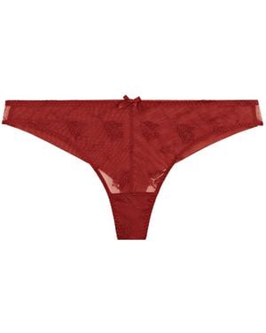 Aubade Softessence Tanga Mit Stickerei - Rot