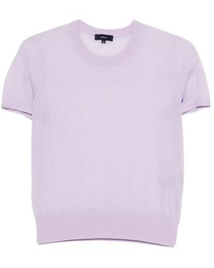 Soeur Dua Short-Sleeve Top - Purple