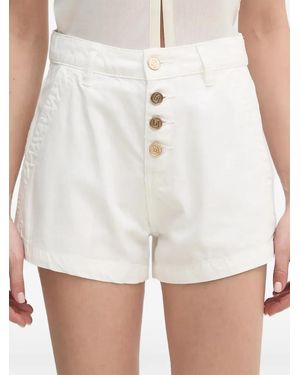 GAUDI Buttoned Shorts - White