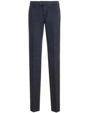 Al Duca d'Aosta Pantalon En Sergé - Blue