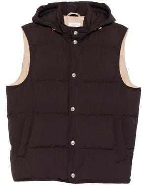 Eleventy Gilet Trapuntato - Nero