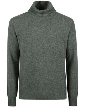 Altea Roll-Neck Wool Sweater - Green