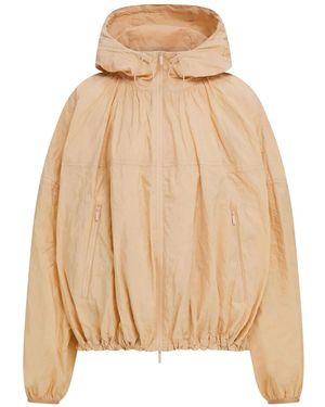 Ferragamo Cottoon Bomber Jacket - Natural