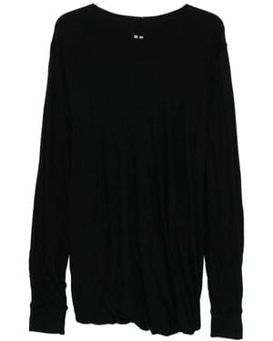 Rick Owens Organic Cotton T-Shirt - Black