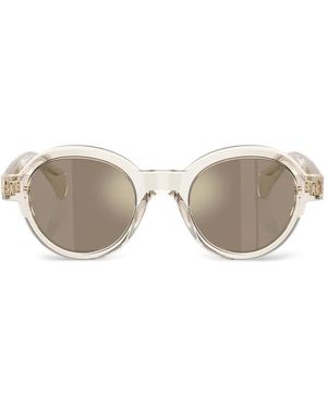 Moncler Gafas De Sol Rondosa Con Montura Redonda - Multicolor