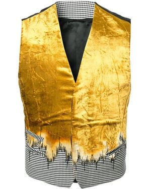 Haider Ackermann Reconstructed Gradient Gilet - Yellow