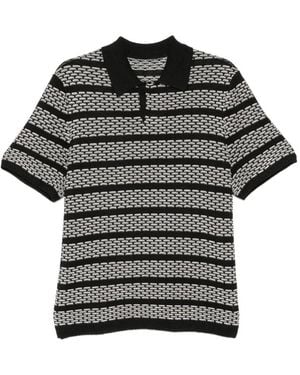 CROQUIS Haut En Maille À Rayures - Black