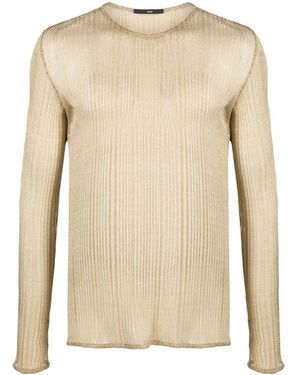 SAPIO Semi-Transparenter N22 Pullover - Natur