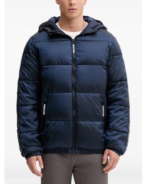 Guess Hooded Puffer Jacket - Blue