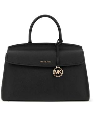 MICHAEL Michael Kors Freddie Leather Tote Bag - Black
