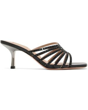 Nicoli Eirdis Embellished Strap Mules - White