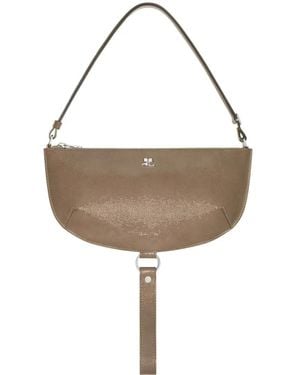 Courreges Borsa A Spalla Holy Eclipse - Bianco
