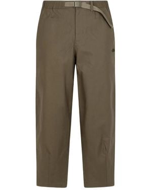 The North Face Logo-Embroidered Elastic-Waist Trousers - Green