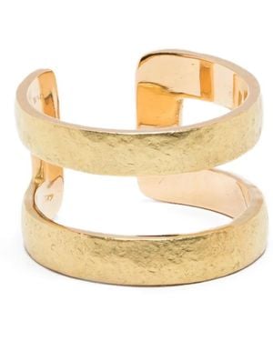 Wouters & Hendrix 18Kt Double-Band Ring - Metallic