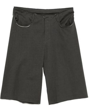 Ma+ Wide-Leg Shorts - Grey
