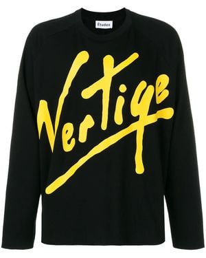 Etudes Studio Desert Ls Vertige T-shirt - Black