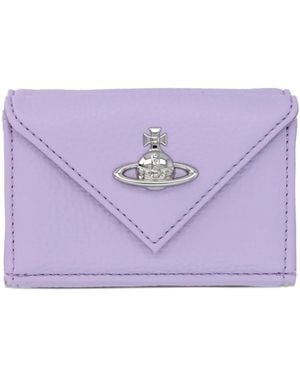 Vivienne Westwood Orb-Detail Wallet - Purple