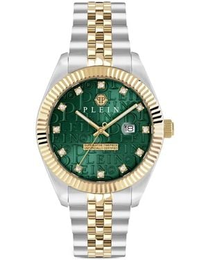 Philipp Plein Date Superlative Gent 41Mm Watch - Metallic