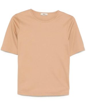 Herno Round-Neck T-Shirt - Natural
