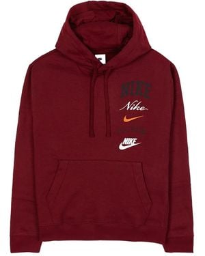 Nike Club Fleece Hoodie - レッド