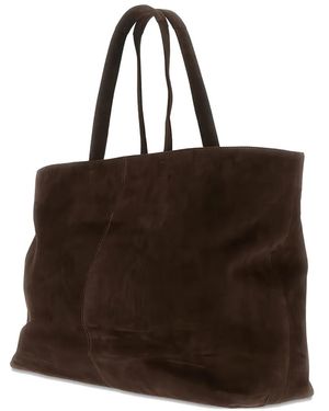 AUTENTICA 504 Sac Cabas En Daim - Marron