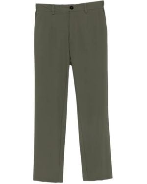 Pmds Pantalones De Vestir Con Cinturilla Elástica - Verde