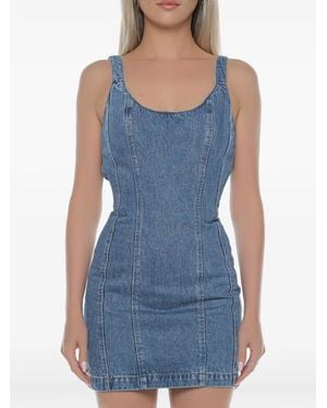Ksubi Pinnie Minikleid Mit Einsätzen - Blau