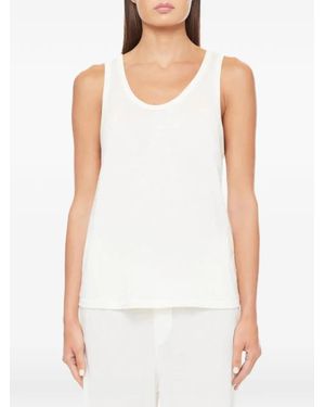 ÉTERNE Loose-Fit Tank Top - White