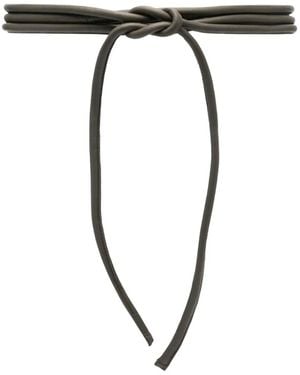 FURLING BY GIANI Filo Leather Belt - Black