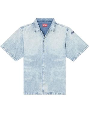 DIESEL D-Nabil-S4 Buttoned Shirt - Blue