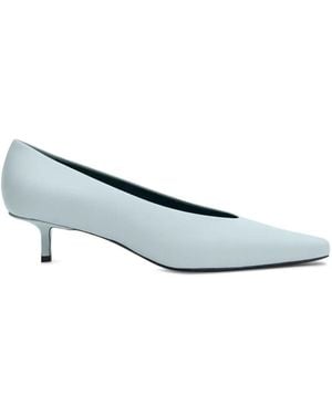Loulou de Saison Alani Kitten-Heel Pumps - White