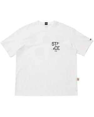 Stance T-Shirt mit Logo-Print - Weiß