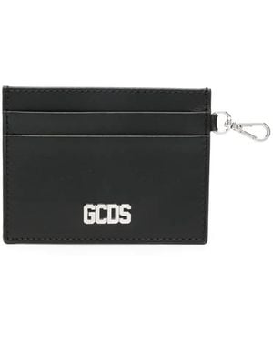 Gcds Comma Kartenetui Mit Logo-Schild - Schwarz