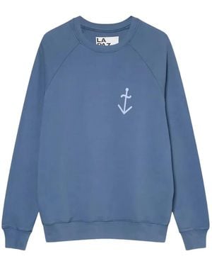 La Paz Anchor-Graphic Sweatshirt - Blue