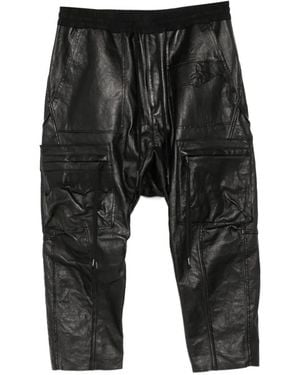 D HYGEN Leather Trousers - Black