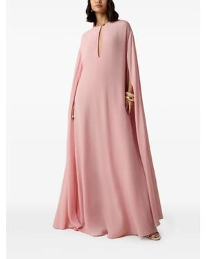 Hemant & Nandita Giva Cutout-Detail Maxi Dress - Pink