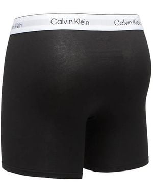 Calvin Klein Logo-Waistband Boxer Briefs - Black