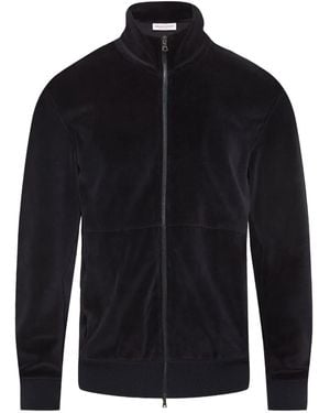 Orlebar Brown Cassian Sweater Met Rits - Blauw