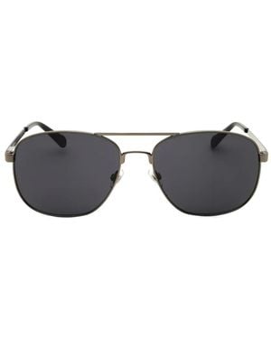 Fossil Pilot-Frame Sunglasses - Gray