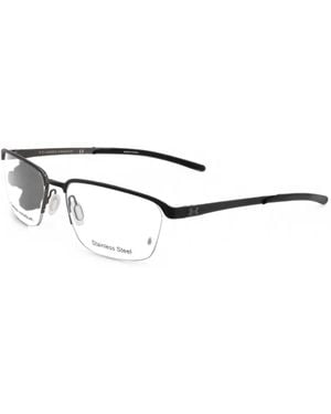 Under Armour Half-Rim Rectangle-Frame Glasses - White