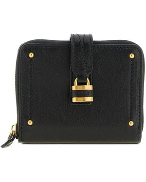 Chloé Paddington Portemonnaie Mit Schloss - Schwarz