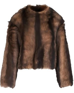 Nili Lotan Long-Sleeve Jacket - Brown