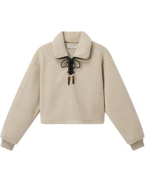 Low Classic Lace-Up Sweatshirt - Natural