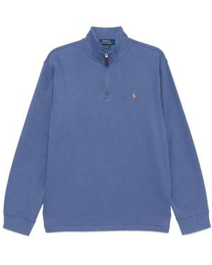 Polo Ralph Lauren Half Zip-Up Sweater - Blue