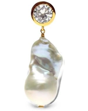 Sharra Pagano Inclusion Single Earring - White