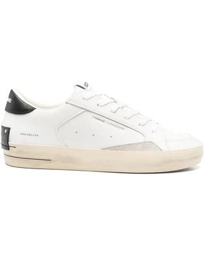 Crime London Sk8 Deluxe Trainers - White